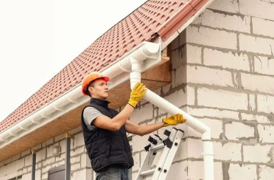 Pose et remplacement de gouttières à Saint-Jean-de-Vaulx